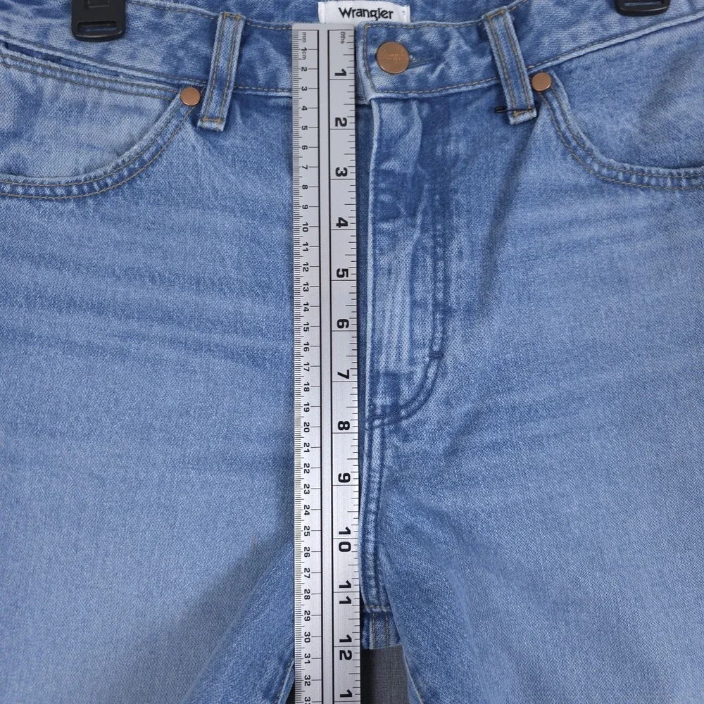 Wrangler Wanderer High Rise Flare Jeans Womens 29x30 (Fits 31x30) Wide Leg Denim - Picture 7 of 16